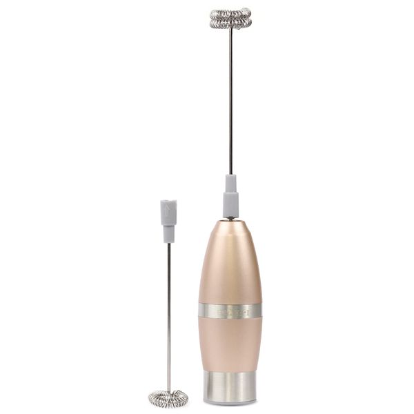 Electric Milk Frother, Drink Whisk, Hot Chocolate Velvetiser, Frappe Enhancer, Great for Coffees, Matcha Tea, Milkshakes and Mixing just About Any Liquids.