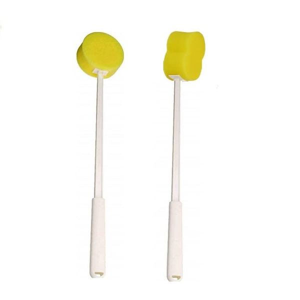 Ergonomic Long Handle Bath Sponge (Contour)