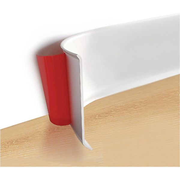 Art3D Flexible Wall Baseboard Molding Trim, 4 Inch X 20 Feet Peel and Stick Viny