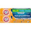 Arm & Hammer Advanced White Toothpaste 2 Pack Toothpaste with Baking Soda & Peroxide