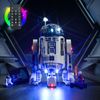 BrickBling LED Light Compatible with Lego 75379 R2-D2, Remote Control Version Lighting-No Model
