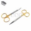 DDP 2 Iris Scissors Tungsten Carbide Straight & Curved 4.5" Delicate Instruments