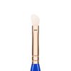 Bdellium Tools Professional Makeup Brush - Golden Triangle 765 Small Angled Shader - With All Vegan and Soft Synthetic Fibers, For Flawless, Professional Eye Shadow Application (Blue, 1pc)