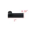 MY MIRONEY Solid Brass Surface Bolt 2" Matte Black Barrel Bolt Lock Hardware Slide Surface Door Bolt