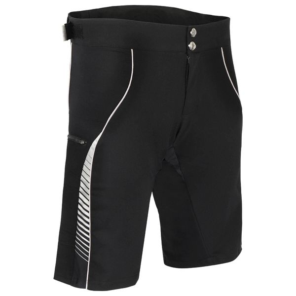 BERKNER Olaf E-Bike Shorts Cycling Shorts with Gel Pad Cycling Shorts with Silver Ions, black, M
