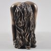 O Tupton Bronze Sculpture, Crystal,Wood