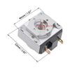 sourcing map Time Controller Timer Switch 90 Minutes 90M D Type Shaft Replacement Timer for Electronic Microwave Oven Cooker 1PCS