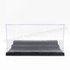 US Perspex 25cm L for Minifigures Acrylic Display Box Case Plastic Black Block