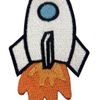 Rocket Embroidered Space Shuttle Applique Iron On Sew On Patch