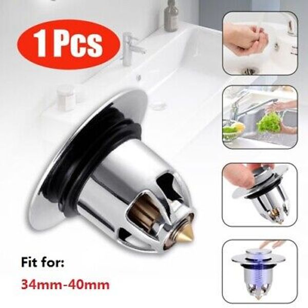 Bathroom Sink Filter Pop-up Anti-clog Drain Strainer Copper Basin Stopper