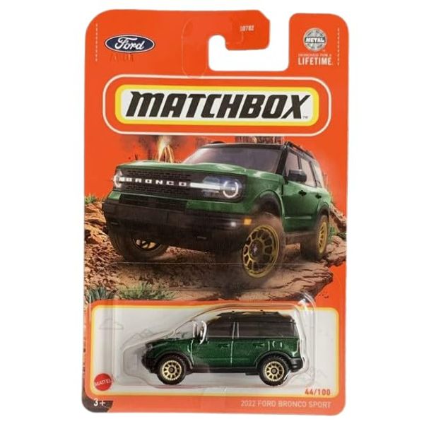 Matchbox 2022 Ford Bronco Sport (Green), 1:64 Scale