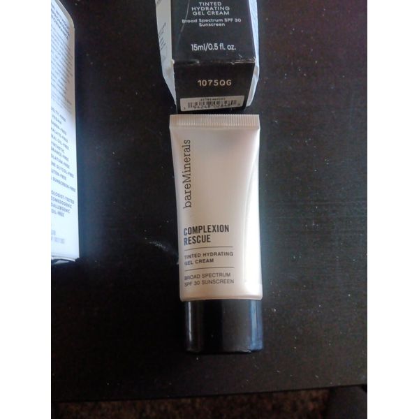 BareMinerals(5,boxes)Complexion Rescue,Tinted Hydrating Gel sunscreen,15ml,0.5Oz