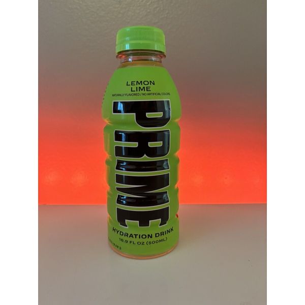 NEW PRIME HYDRATION DRINK LEMON LIME FLAVOR 16.9 OZ - Sealed - Logan Paul KSI