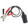 TRIXES Car Battery Clipon Cigarette Lighter Socket Adaptor 12v
