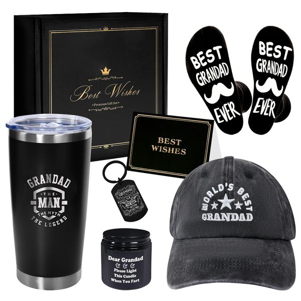 Tecanne Grandad Birthday Gifts, Father's Day Gifts for Grandad, Grandad Gifts from Grandchildren, Best Gift Ideas for Grandad