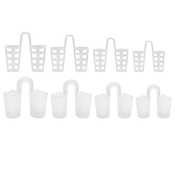 Anti Snoring Nose Vents, 8 PCS Silicone Nose Vents Nasal Breathers Anti Snoring Clips Transparent Nasal Dilators Snore Stopper Sleeping Aid Stop Snoring Device Y7TQBS