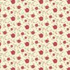 MyTinyWorld Dolls House Miniature Red Rose Wallpaper