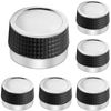 CADUFUELLY 6PCS Gas Grill Control Knobs, Gas Burner Knobs, Stove Oven Control Range Knob Gas Time Grill Handle Cooker Burner Timer Microwave Replacement Switch