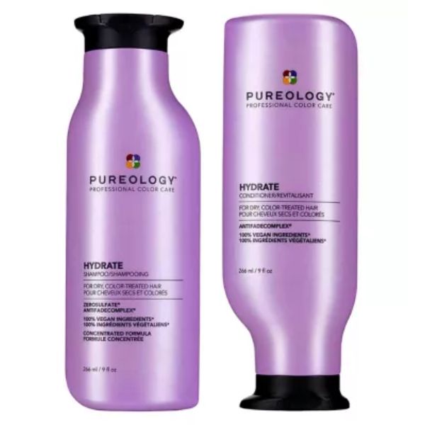 Pureology Hydrate Shampoo and Conditioner Moisturising Bundle For Dry Hair