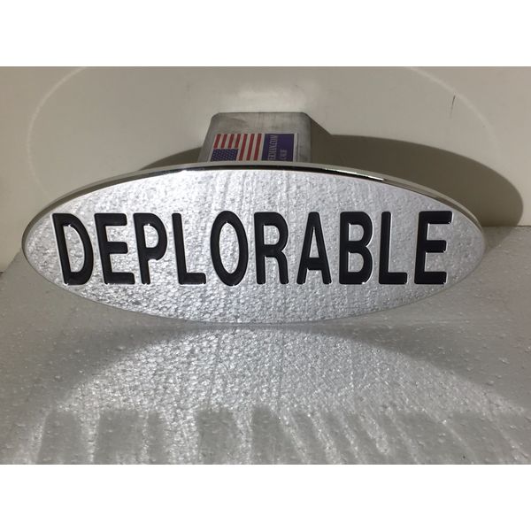 deplorable hitch cover,,expedition,chevy,ford,trump black