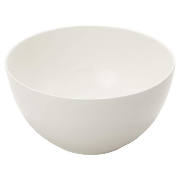 Narumi 51326-3578 Cool Coope Bowl, Dish, 8.7 inches (22 cm), White, Simple, Stylish, Microwave Heated, Dishwasher Safe, Gift Box Included