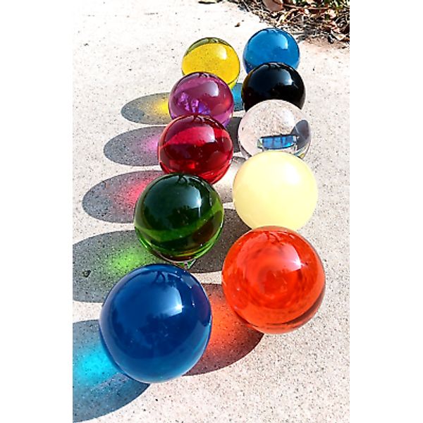 Acrylic contact Juggling Balls 68mm-10Balls set-Clear/Red/Blue/Green/Orange...