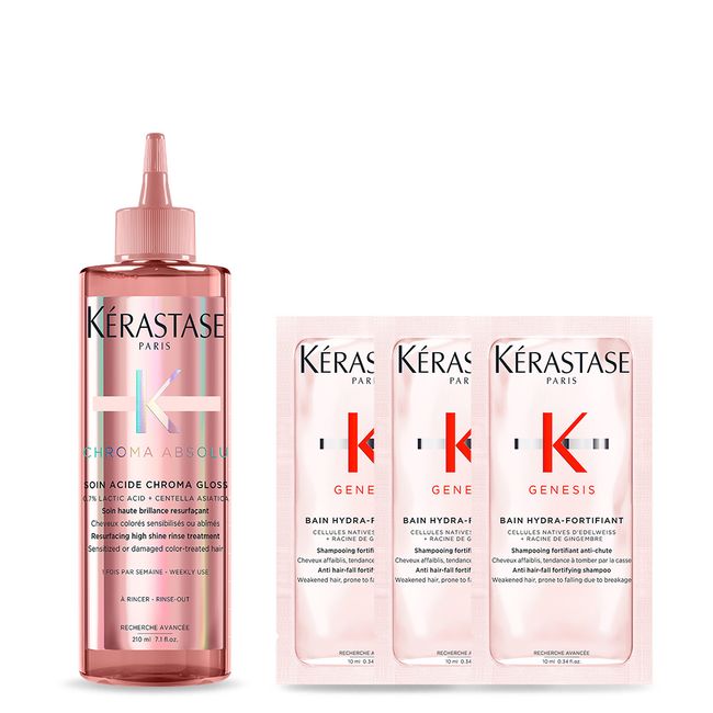 [Kérastase] [Damaged/colored hair 5-second water treatment] Soueng Chroma Absolue 210ml [Additional gift of 3 types of shampoo sachets]