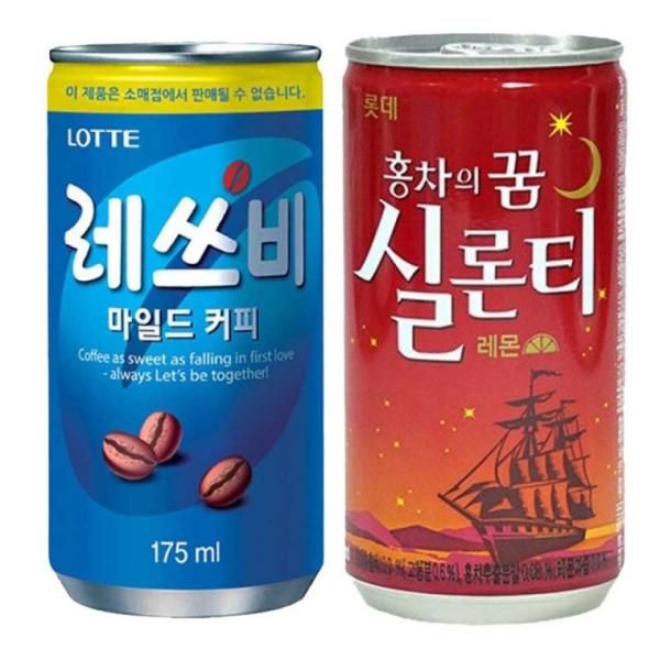 Let&#39;s Be Mild 175ml + Ceylon Tea 60 cans Green Tea Coffee