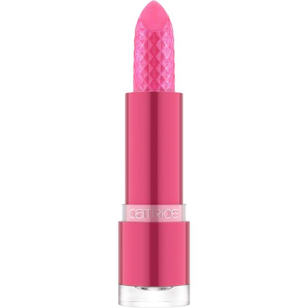 Catrice Glitter Glam Glow Lip Balm, Lippenstift, Nr. 010, Pink, feuchtigkeitsspendend, pflegend, farbanpassend, vegan, ohne Parabene, ohne Mikroplastikpartikel, Nanopartikel frei, 1er Pack (3.2g)