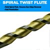 Masonry Drill Bit Set 5/32" Carbide Tip Titanium Drill Concrete Brick Rock 10Pcs