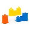 Polesie Sand Set Tower Double Wall with Castle Bridge-Forms Toy, Multi Color