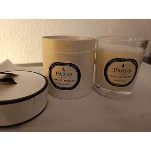 Parks London Scented Candle Aromatherapy Lily Of The Valley 8Cm 380G Wax New Ovp