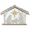 Christmas Nativity Scene Patch Holiday Tradition Figures Embroidered Iron On