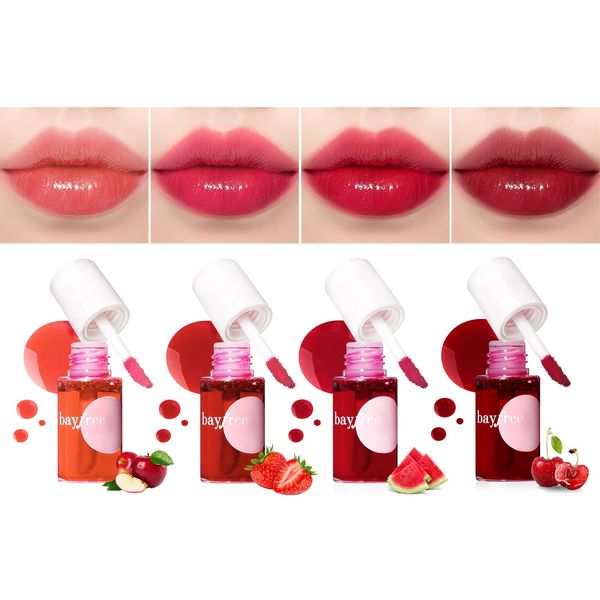 Erinde Lip Tint Stain Makeup，Korean Natural Lip Tint, Lip Stain Tint Waterproof Makeup, Mini Liquide Lipstick, Non-sticky & Long Lasting