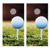 Golf Ball On Tee 2 Cornhole Board Decal Wraps (Non Laminated)