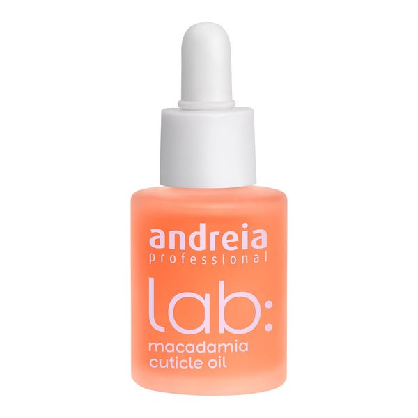 LAB: Macadamia Cuticle Nail Oil and Cuticle Treatment for Dry Brittle Dehydrated Nails - Andreia Professional - 10.5 ml