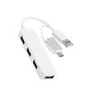 Elecom U2H-CA4003BWH USB HUB USB HUB2.0 with Type-C Adapter 4 Ports, White