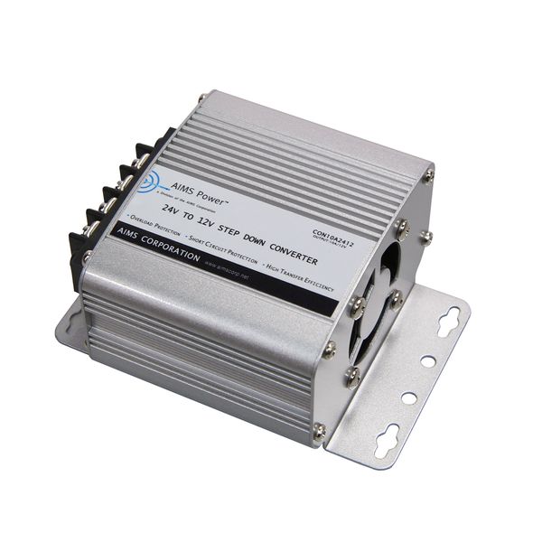 AIMS Power CON10A2412 10 Amp 24V-12V DC Converter