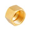 Breezliy 12PCS 3/8-Inch Brass Compression Cap Stop Valve Cap,Brass Compression Fitting