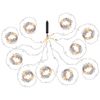 WeRChristmas Heart Copper Wire Garland Light String, 3 m - White