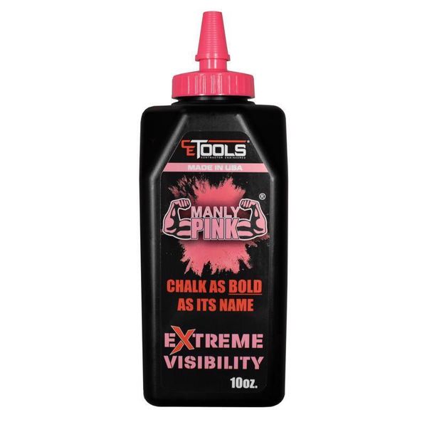 CE Tools Extreme Visibility 10 oz Standard Marking Chalk Fluorescent Pink