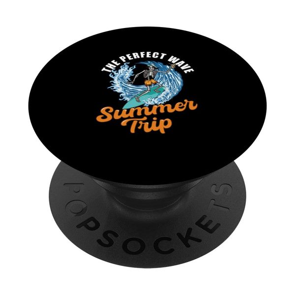 The Perfect Wave Summer Trip | Surfing | Skeleton Surfer PopSockets Swappable PopGrip