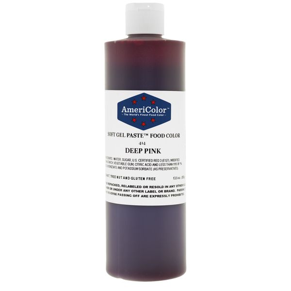 Americolor Deep Pink Soft Gel Paste 13.5 Ounces