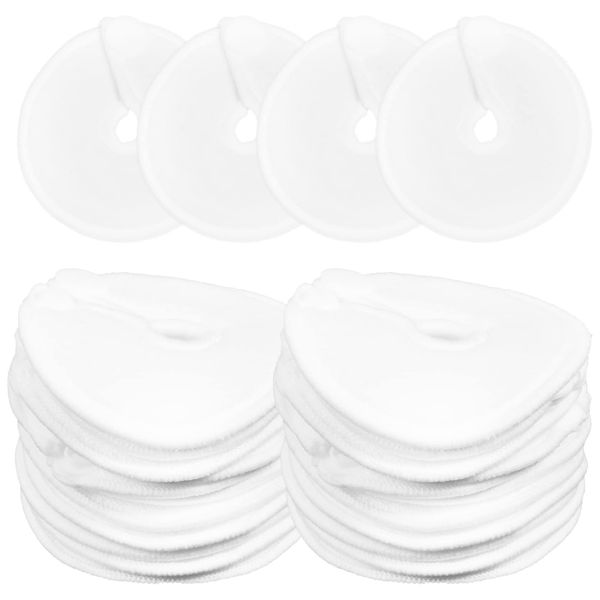 Ciieeo Pads Pipe Shelf Bracket 28Pcs G Shape Tube Covers Reusable Feeding Support Pad for Feeding Support Abdominal Tube Button Covers Feeding Tube Supplies White Pipe Protector Pipe Holder Stand