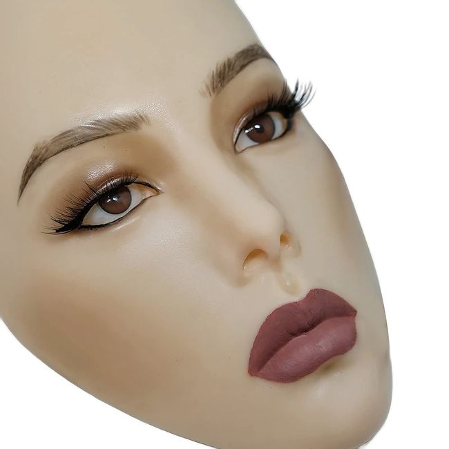 No Make Up Mannequin Head for Makeup Practice Training Head for
