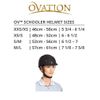 Ovation Deluxe Schooler Helmet (Black, Large/X-Large)