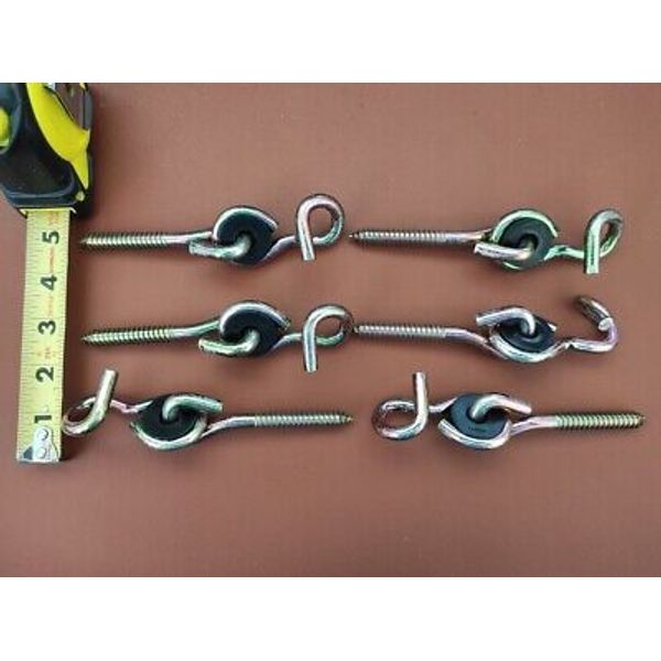 Set of 6 pcs Swing Swivel Lag Hangers Hardware for Swingset Playground ~NEW~L👀K