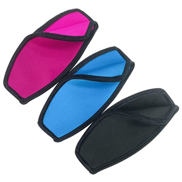 Jwintee Diving Mask Slap Strap Scuba Mask Straps Neoprene Mask Strap Cover Goggle Strap Hair Protector Wrap Swimming Water Sports for Dive Snorkel, 3 Pieces