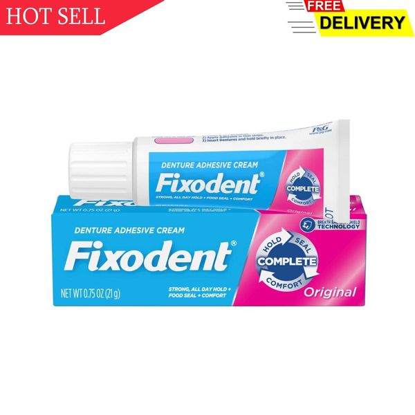 Fixodent Complete Original Denture Adhesive Cream, 0.75 oz