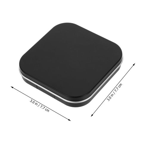 KALLORY Makeup Pallet Magnetic Travel Containers Eyeshadow Palettes 2pcs Empty Eyeshadow empty eyeshadow empty makeup makeup Makeup Empty Empty Eyeshadow Containers Makeup Pallet Black Eyeshadow